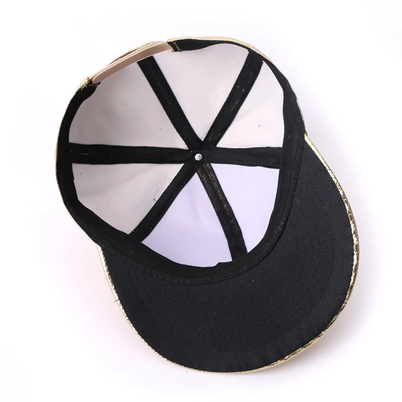 Spring Autumn Fashion Baseball Cap For Women And Men Summer Solid Color Sun Hat Unisex Golden Silver Baseball Caps Hip-hop Hats