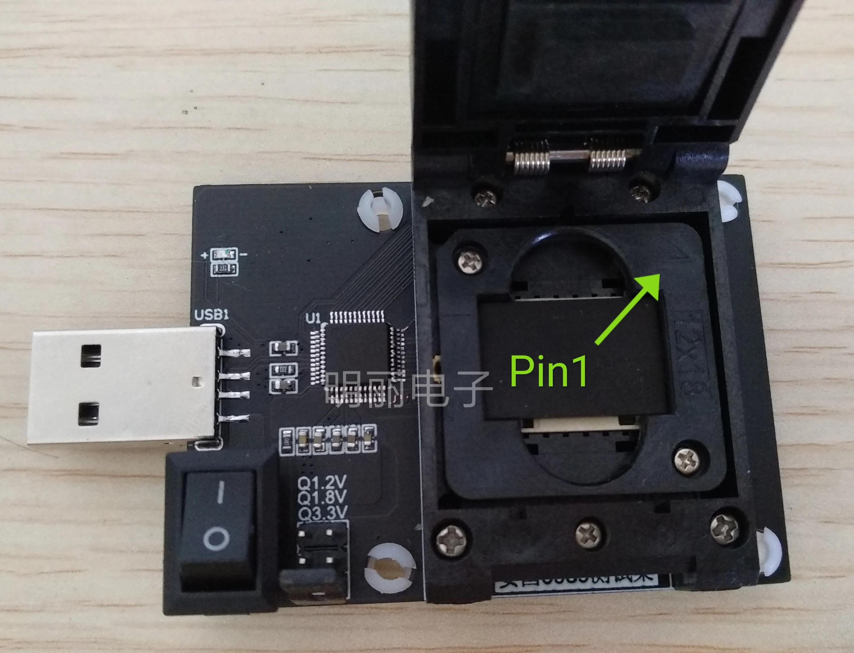 AU6989 Gtd 8CE Flash Deeltje Lege Rack Test Rack BGA152/BGA132