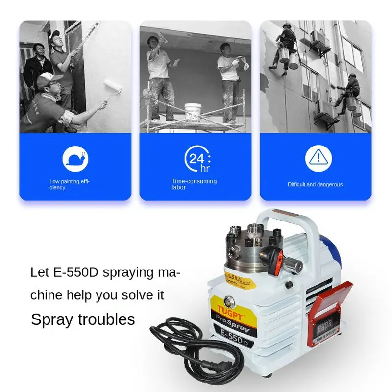 200V 3000W multifunctional electric high pressure airless spraying machine paint latex paint waterproof paint spraying machine