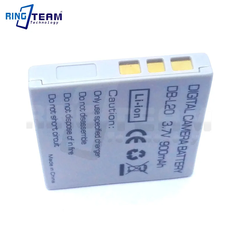 DB-L20 DB-L20A DB-L20AU 리튬 배터리 산요 Xacti 디지털 카메라 캠코더 VPC C4D C4N C4L C40 E6U E6EX E60 E7 S7 J4 C1
