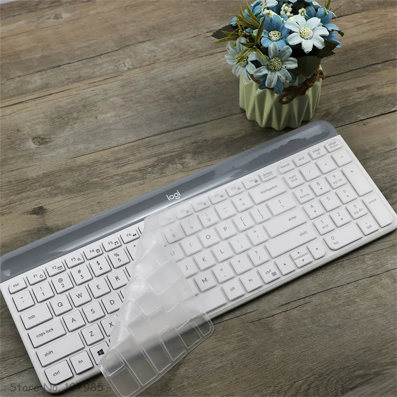 Soft Silicone Dustproof For Logitech MK470 K580 Slim Wireless Keyboard keyboard Cover Skin Protector MK 470 Dust film