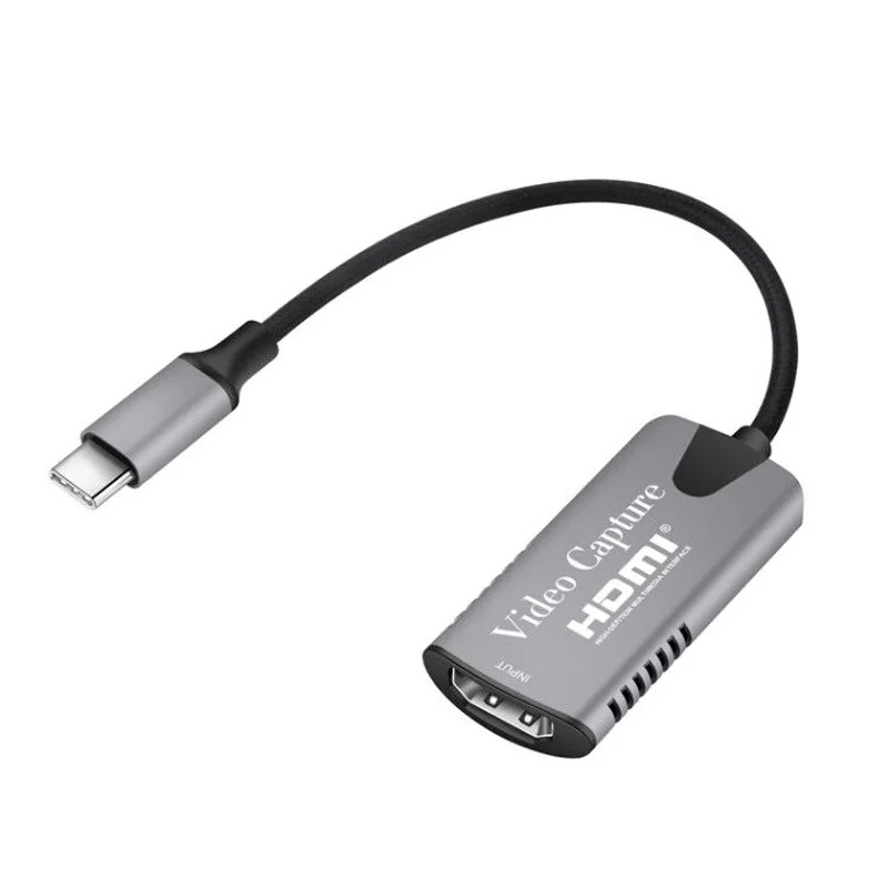 HDMI To Type-C Video Audio Capture Live recording 1080P@60fps real-time live streaming on Twitch, YouTube, Facebook, OBS, VLC