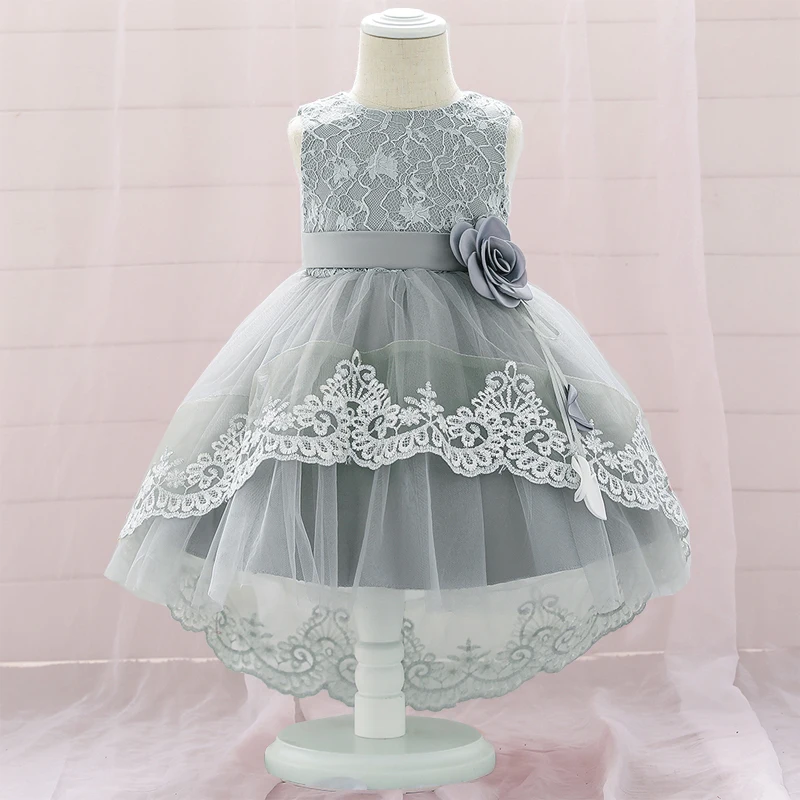 Summer Flower Infant  1st Birthday Dress For Baby Girl Clothes Baptism Lace Princess Dresses Party And Wedding Toddler Gown