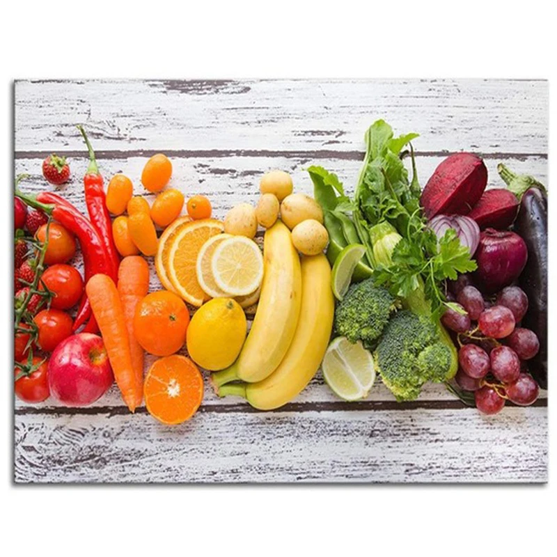 5d Diy Diamond Painting Fresh Fruits and Vegetables picture Full Square Round Diamond Embroidery Mosaic Cross Stitch gift