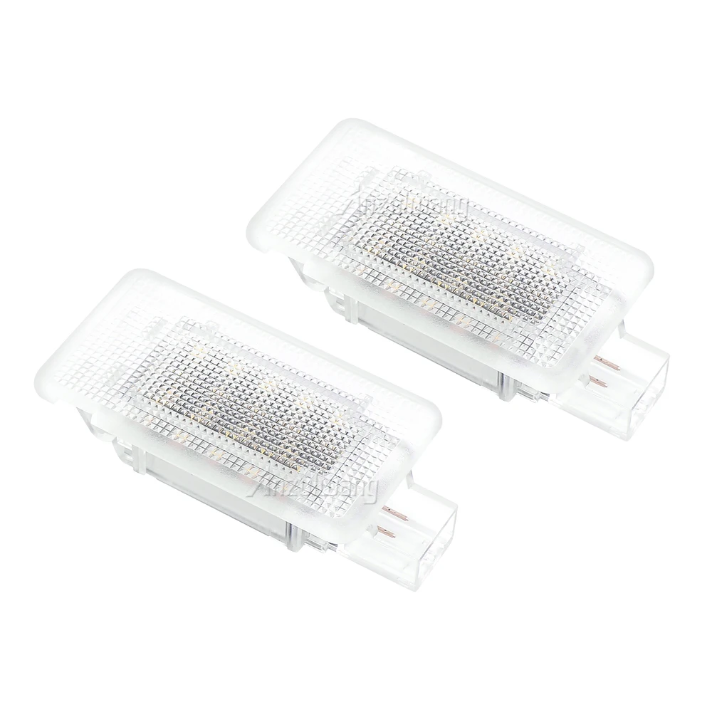 2Pcs LED Courtesy Luggage Trunk Boot Light Footwell Welcome Door Lamp For Volvo V40 V40CC V60 S60 S80 XC40 XC60 XC90 OEM:1286317