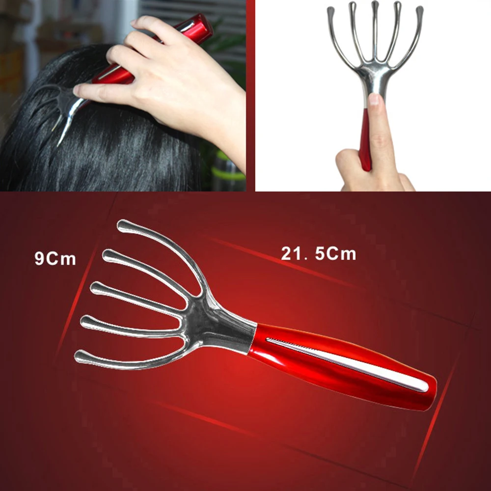 Massageador de cabeça elétrico 2021, garra de cura do pescoço, anti-estresse, alívio da dor, crescimento do cabelo, joelho do corpo, ferramenta de alívio de vibração