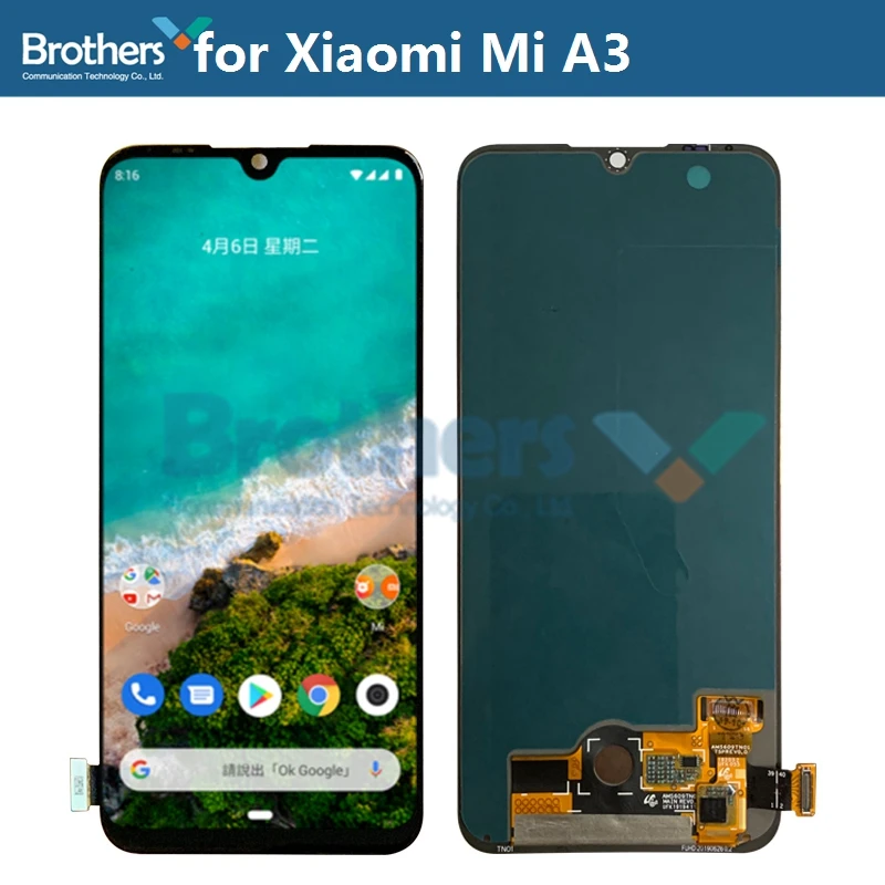 

ЖК-дисплей AMOLED TFT для Xiaomi Mi A3, ЖК-экран для Mi A3 CC9e M1906F9SH, сенсорный экран с дигитайзером в сборе, 6,01 дюйма, запчасти