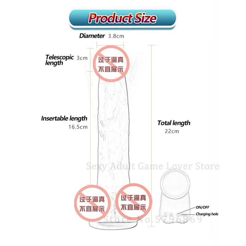 أسود دسار هزاز للنساء الاستمناء أداة التحكم عن بعد التدفئة تلسكوبي واقعية دسار سوبر ضخمة القضيب لعبة الجنس متجر