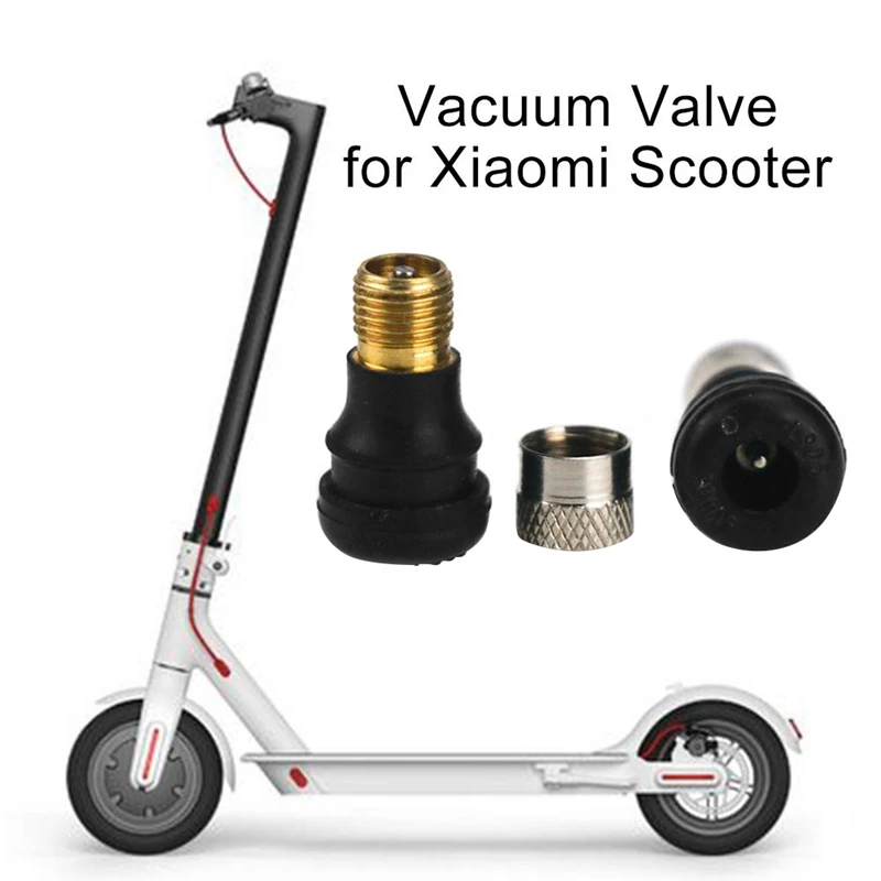 10Pcs Electric Scooter Tubeless Tire Vacuum Valve Wheel Gas Valve for Xiaomi M365 Electric Scooter Accessories