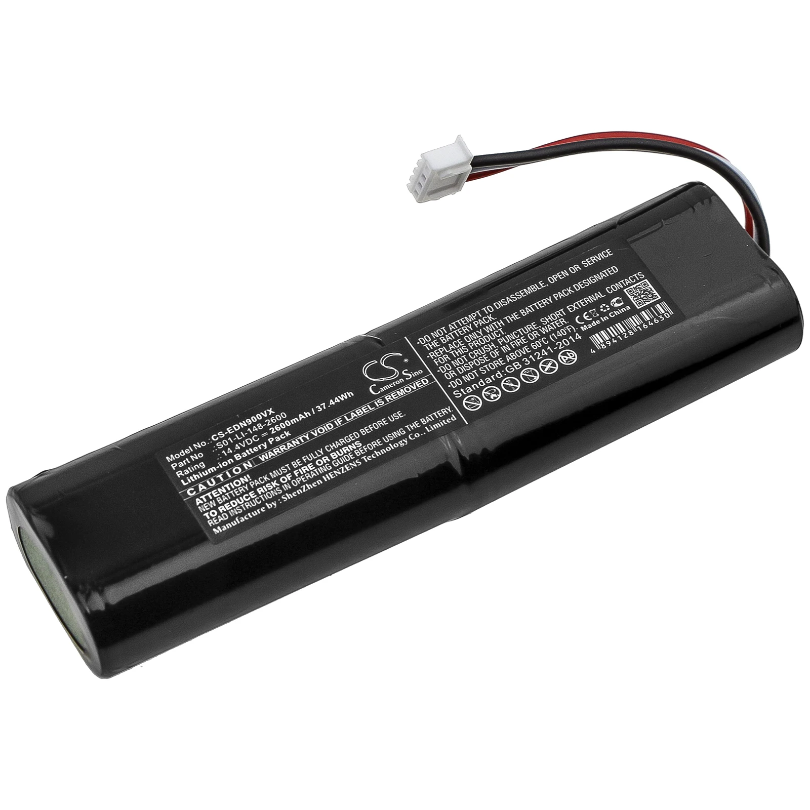 Replacement Battery for Ecovacs OSLIM10, OSLIM11, T5 Neo 10002743, S01-LI-148-2600, S01-LI-148-3200, S09-LI-148-3200