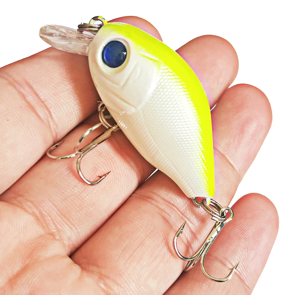 Crankbait Fishing Lure 5.5Cm 7.1g Hard Minnow Wobbler Fat Crank Leurre Fishing Tackle Isca Artificial Bait Pesca Fishing Lure