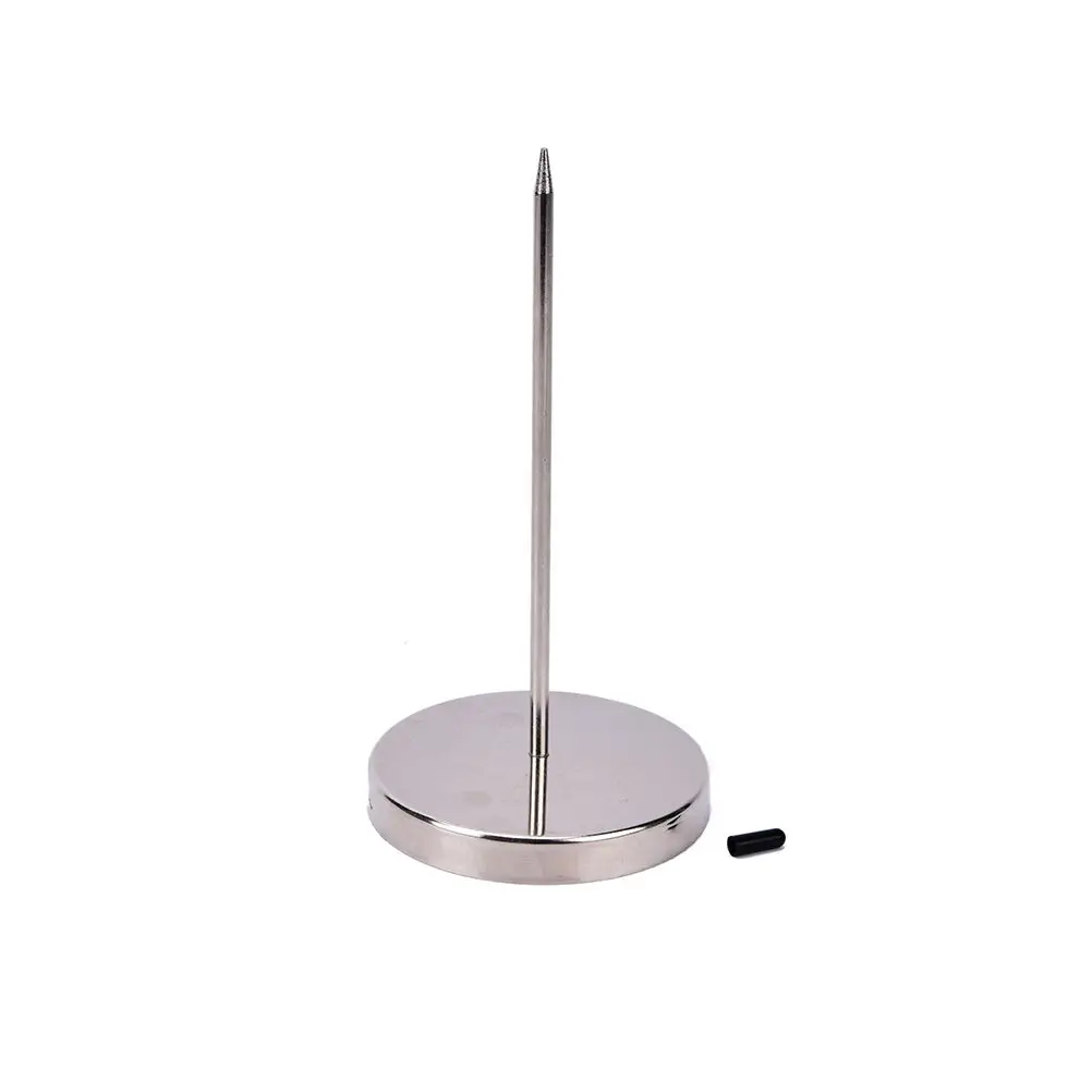 Suporte seguro do memorando com Spike Stick, Bill Receipt Note Paper, Office Desk