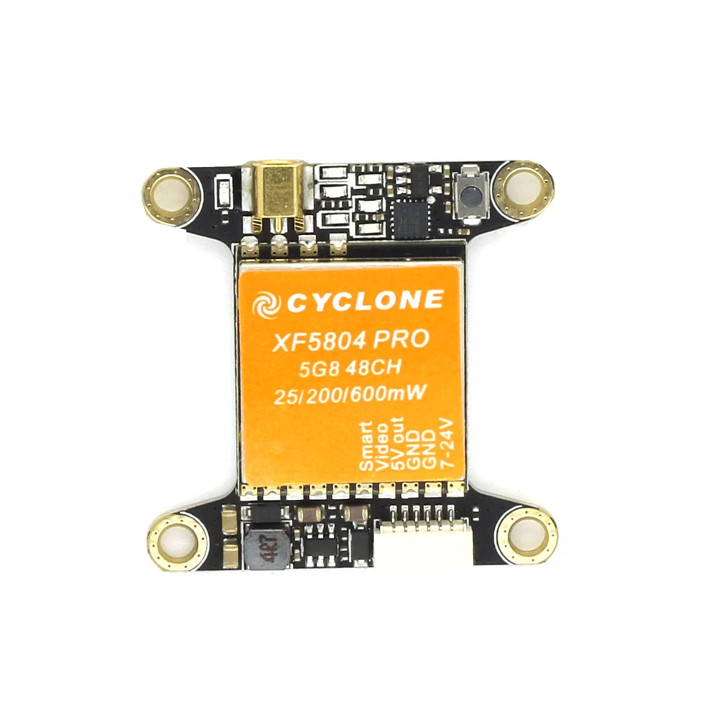 Cyclone XF5804 PRO FPV Video Transmitter 5.8G 48CH 25/200 / 600mW Switchable OSD adjustable MMCX VTX