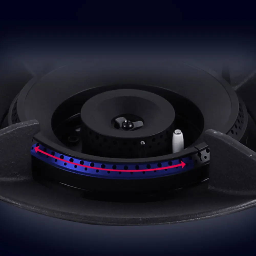 Встроенная газовая плита, бытовая энергосберегающая, закаленная, газовая плита со стеклянным покрытием Простая очистка