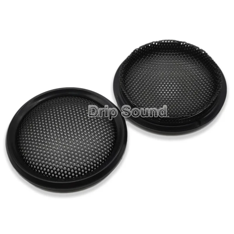 For 1" Inch Tweeter Speaker Grill Cover Car Audio Decorative Circle Metal Mesh Grille Protection #Black