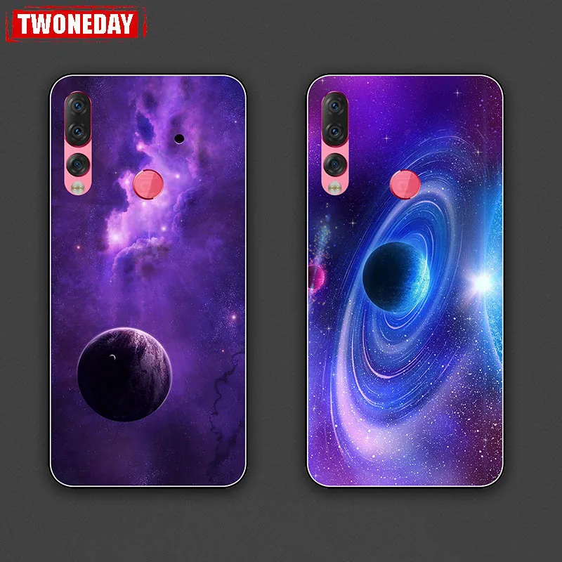 Phone Case For Lenovo Z5S S5 K520 K5 Play Pro Z5 A5 Z5S Z6 Lite Youth Edition Cover Starry sky Coque For Lenovo K10 A6 Note