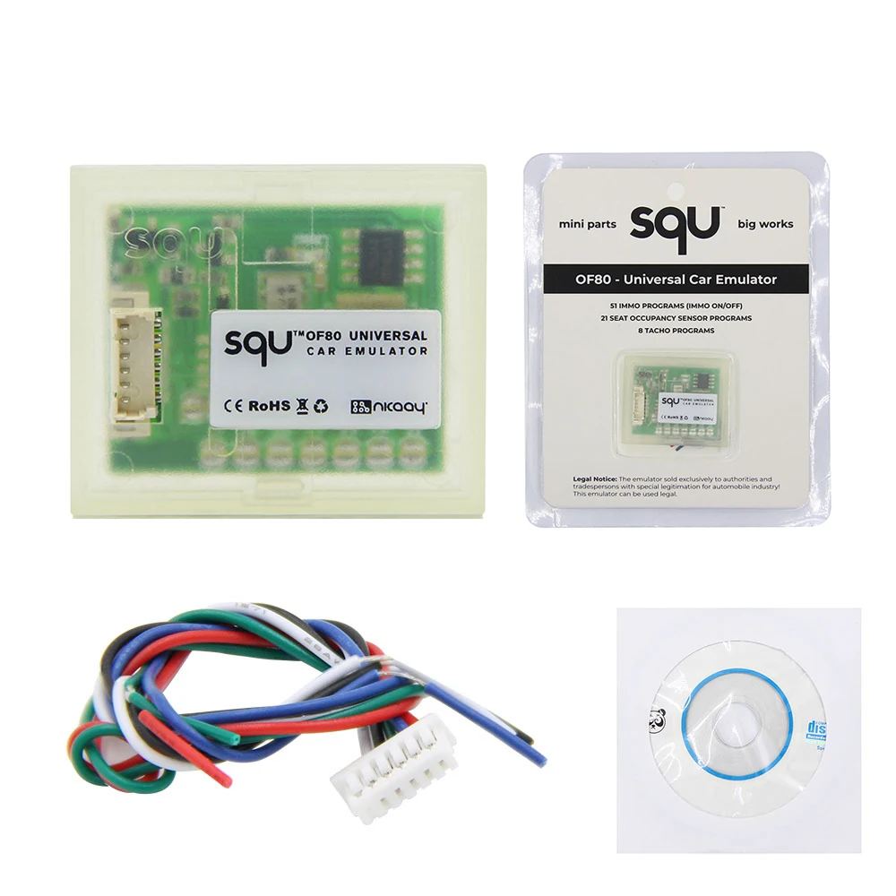 SQU OF68 OF 68 SQU OF80 OF 80 Universal Car Immo Off Emulator أجزاء صغيرة أعمال كبيرة 42 برنامج IMMO 18 مقعد TACHO Immobilizer