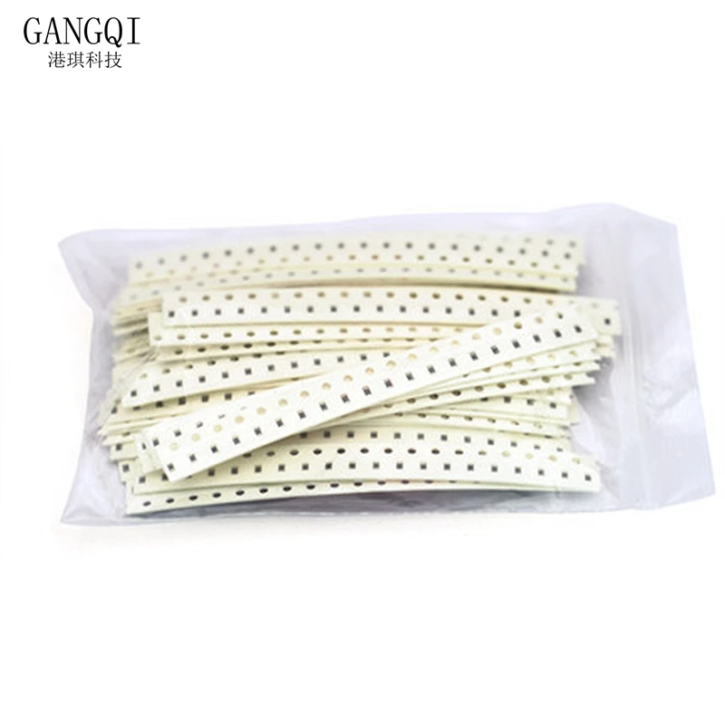 0603 Kit resistore SMD Kit assortito 1ohm-1M ohm 1% 33valuesX 20PCS=660PCS Kit campione