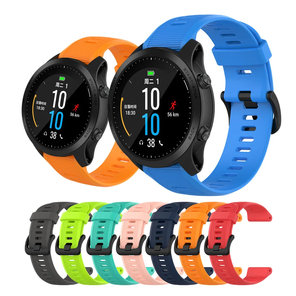 22mm Silicone Smart Watch Band For Garmin Fenix6 6 pro / 5 / 5 Plus / Forerunner945 / 935 / Quatix5 / Sport Bracelet Replacement