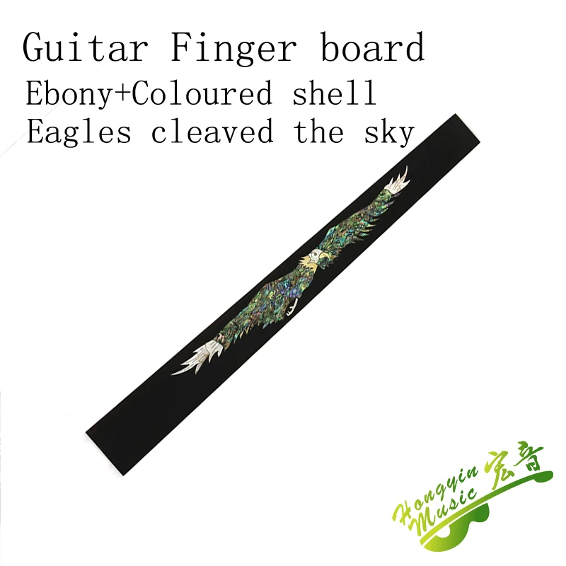 

Eagle Ebony colour Shell Mosaic Fingerboard Acoustic Guitar Fingerboard Guitar Making Wood Materialng Material