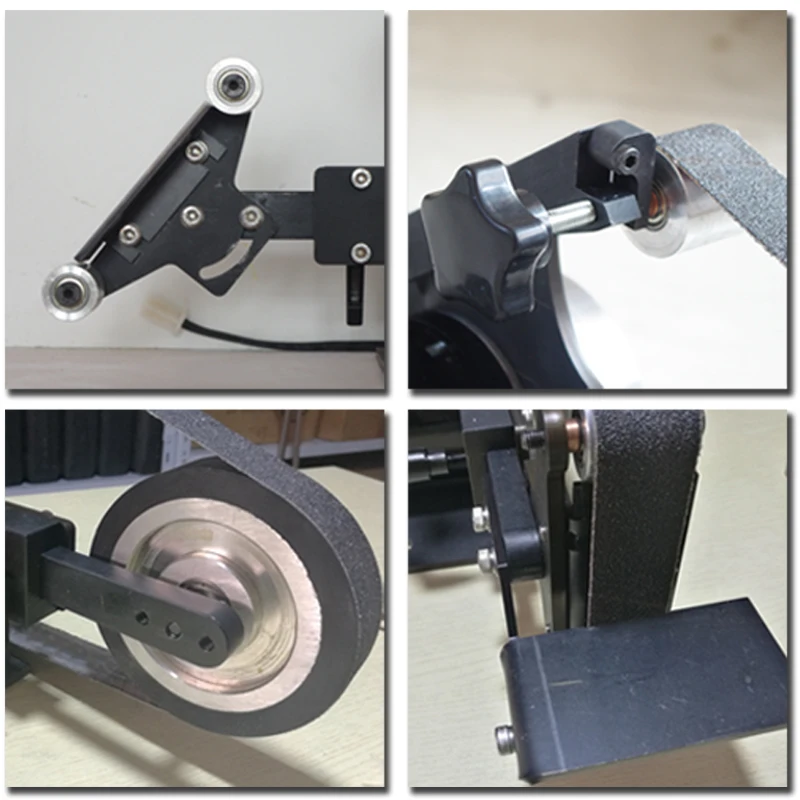 762*25mm Brushless Belt Sander 800W Fixed Angle Sharpening Machine Got 6 Free Abrasive Belt Small DIY Polishing Machine SD-762WS