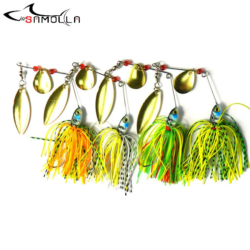 Spinner Bait Fishing Lures Weights 17g Spinnerbait Metal Isca Artificial Articulos De Pesca Fishing Bait Fishing Spinner