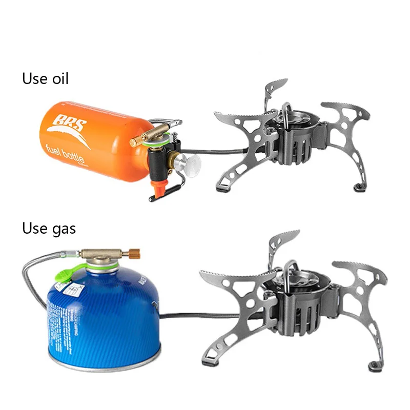 BRS Multi Fuel Outdoor Stove Cooker Portable Kerosene Stove Burners Outdoor Camping Picnic Cooking Foldable Gas Stove BRS 8