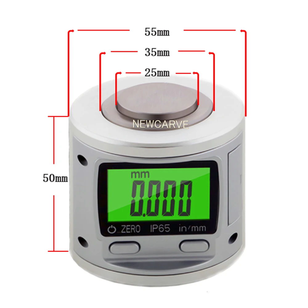 CNC Z Axis Tool Setter Digital LCD Display H50mm Tool Setting Instrument For CNC Machine NEWCARVE