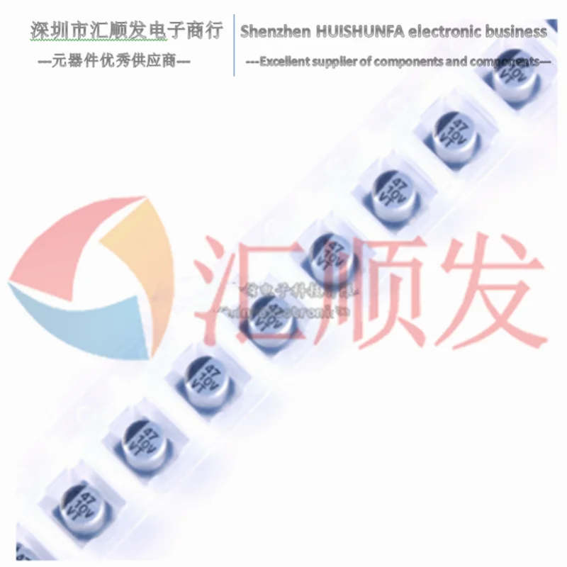 10 Buah!!! Kapasitor Elektrolit Aluminium SMD Kualitas Tinggi 10V 47UF Volume 4*5.4 SMD Elektrolitik