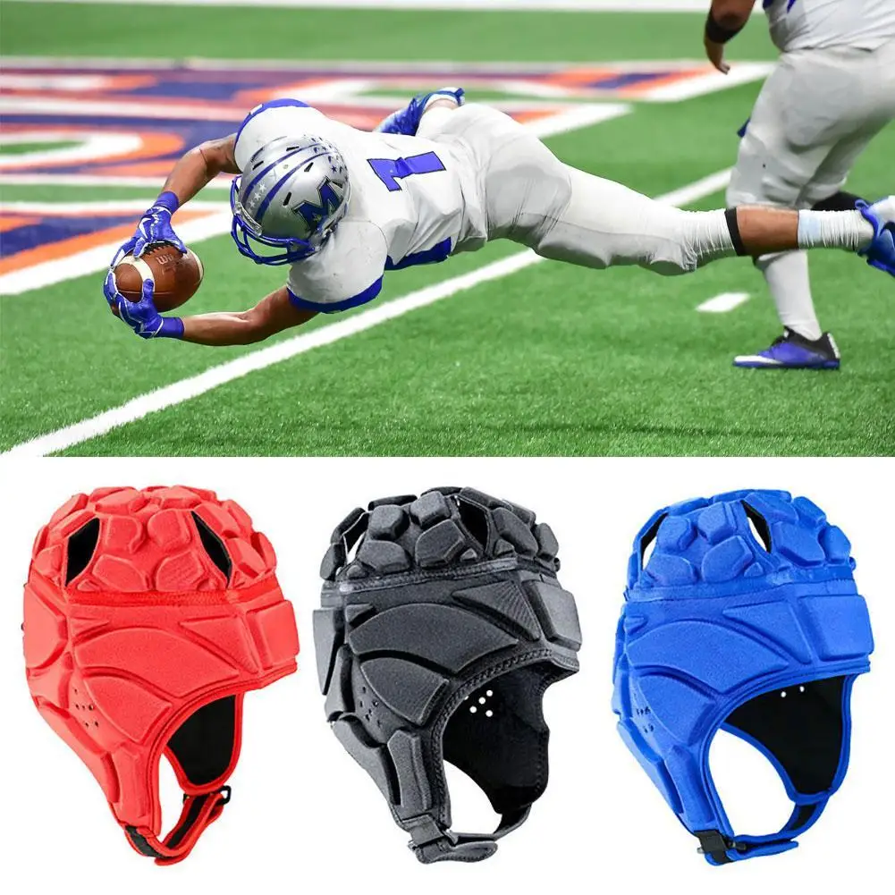 Rugby Helmet Kids Adult Football Soccer Baseball Goalkeeper Helmet Sports Rugby Scrum Cap Head Guard Goalie Protector capacete