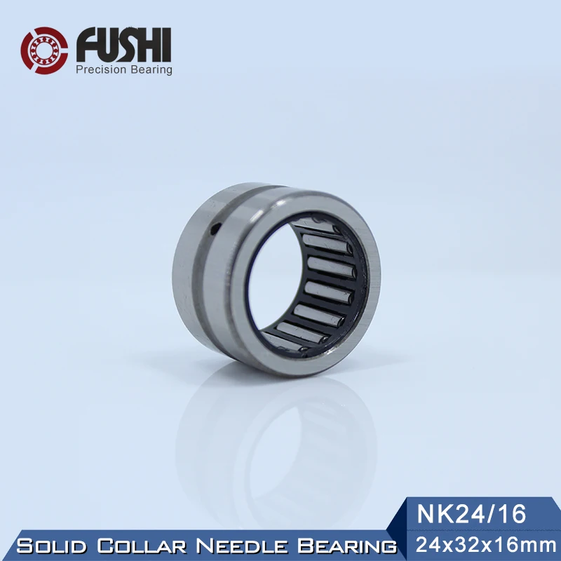 NK24/16 Bearing 24*32*16 mm ( 5 PC ) Solid Collar Needle Roller Bearings Without Inner Ring NK24/16 NK2416 Bearing