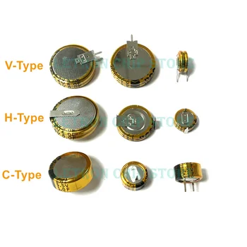 1 adet 5.5v Farad kapasitör süper kapasitör 0.1F 0.22F 0.33F 0.47F 1F 1.5F 4F 5F 1.0F 4.0F 5.0F C/V/H tipi çift katmanlı kondansatör