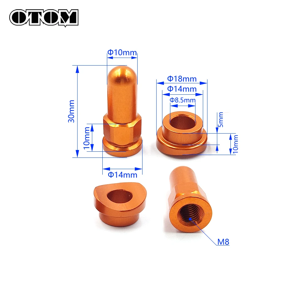 OTOM 1 Pair Universal Aluminum Motorcycle tire valve caps Bullet design Car Truck Air Port Cover Tire Rim Valve Wheel Stem Cap