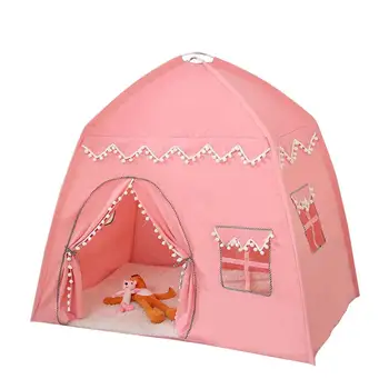 Folding children's tent portable children's tent Type large baby play house kids flowers small house birthday gift