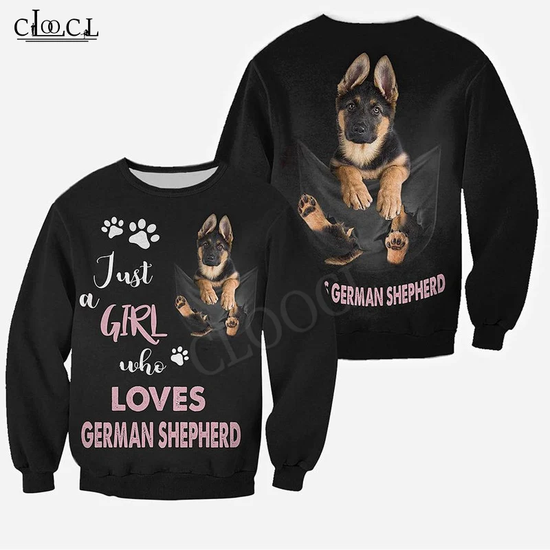 

HX Cute German Shepherd 3D Print Fashion Hoodie Men Women Sweatshirt Zip Pullover Harajuku Casual Tracksuit Drop Shipping