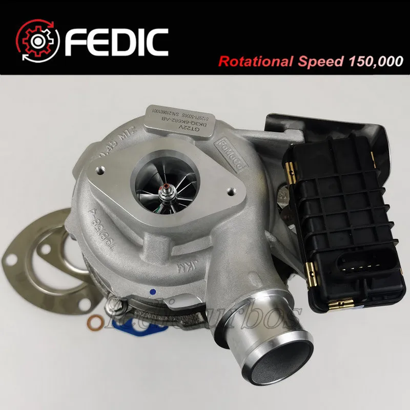 MFS Electronic Turbocharger GTB2260VZK 798166 812971 Turbine full turbo for Ford Ranger Transit 3.2 TDCI 200HP 147Kw Duratorq