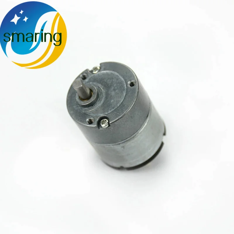 2pcs 33GB-520 DC Motor,12V/350rpm High Speed, metal gear motor for RC smart tank car, Robot etc