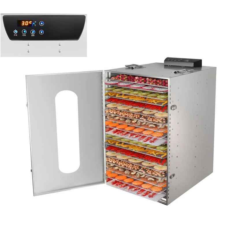 20layers Fruit Dryer Commercial Food Dehydrators Dried Fruit Machine Household Vegetable Soluble Bean Fruit Tea Dryer