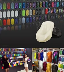 Paints Display Sample Plastic Car Speed Shapes For Car Body Vinyl Wrap Automotive Car Paint Color Effect Show MO-179