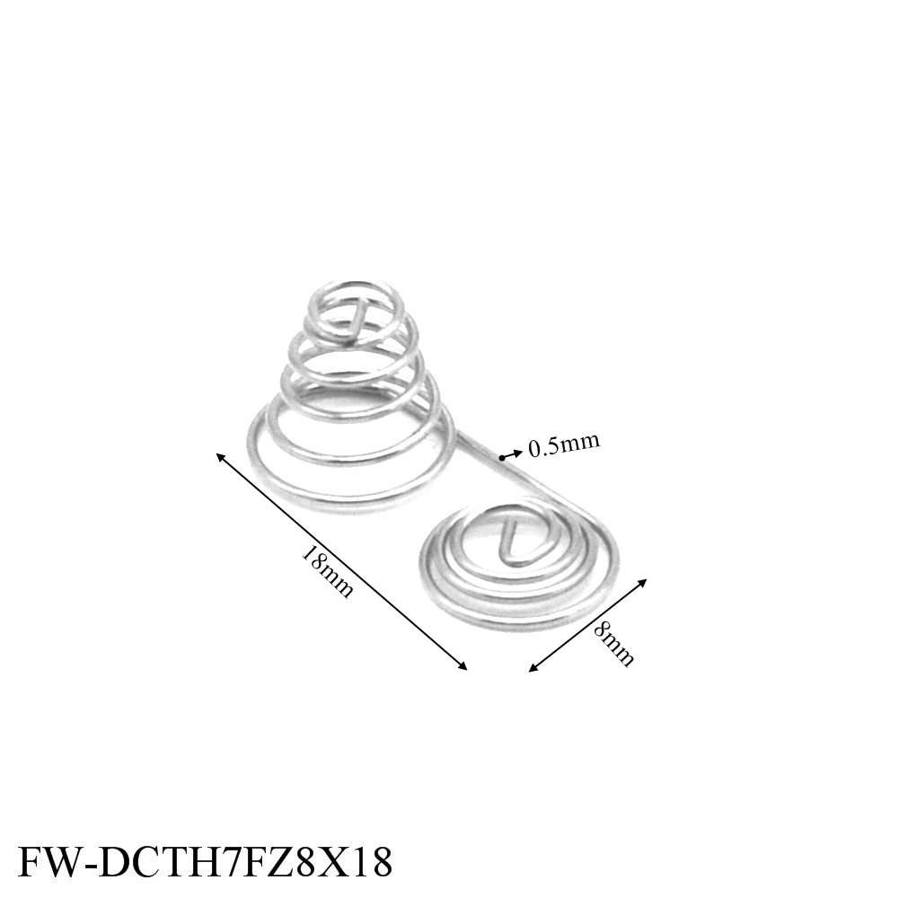 10pcs/lot Battery Contact Spring/AAA Battery Spring 8X18mm for Remote Toy AAA