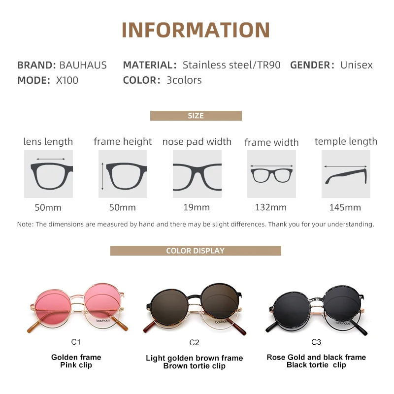 X100 Magnet sunglasses polarized women men sunglasses high quality Retro Round metal frames glasses UV400 polarization