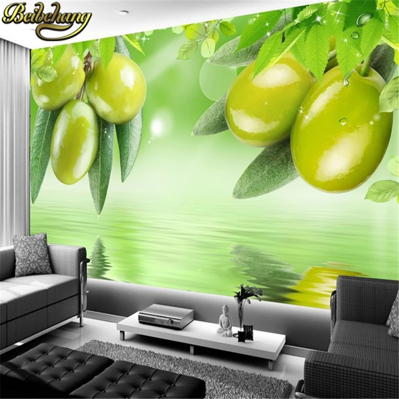 beibehang Custom photo mural wallpaper Fresh fruit vegetables for restaurant kitchen muras backdrop wall paper papel parede 3D