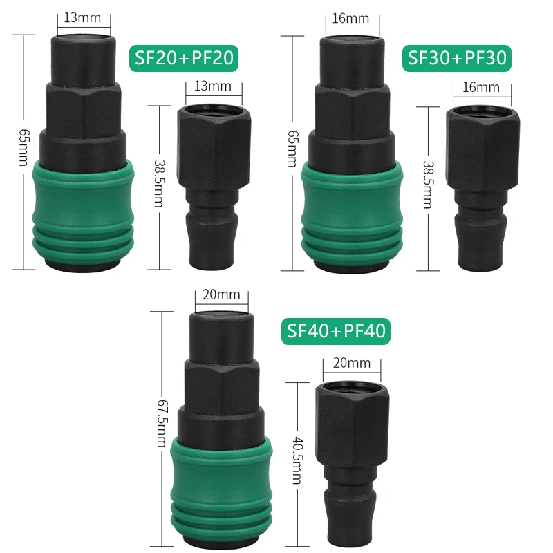 Not a European standard Type Pneumatic fittings Air Compressor Hose Quick Coupler Plug Socket Connector C Type Quick Connector