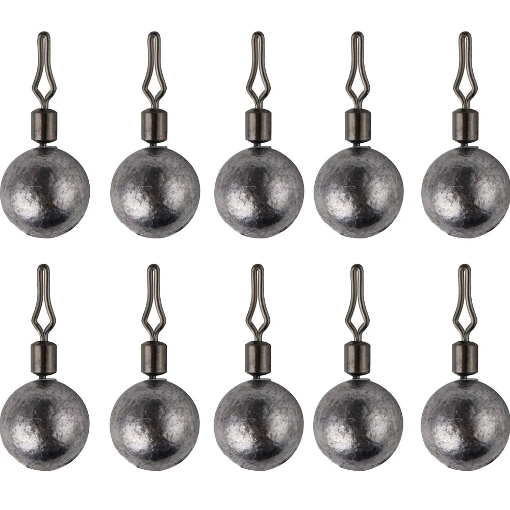 5pcs/10pcs Fishing Sinkers 3.5g 5g 7g 10g 14g 20g Drop Shot Weight Saltwater Freshwater Fishing