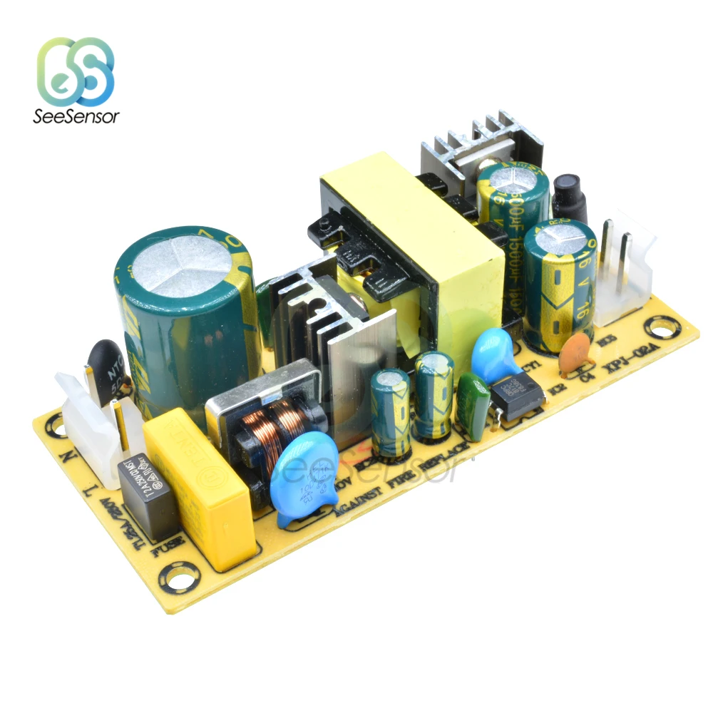 Módulo de fuente de alimentación conmutada, protección contra cortocircuitos, sobretensión, sobrecorriente, CA 100V-240V a cc 5V, 12V, 24V, AC-DC