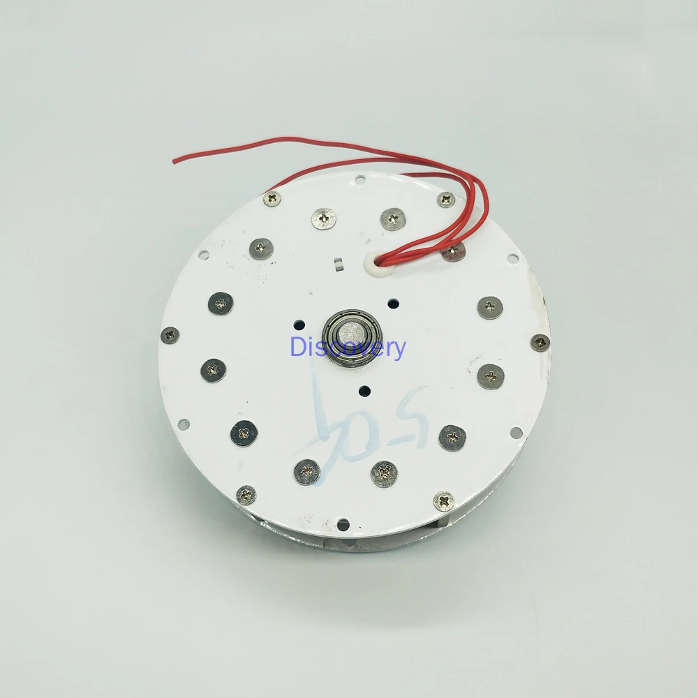 Quality Guarantee 50w Mini Disc Iron Core Generator Strong Magnetic Low Speed Multi-pole Three-phase Ac Generator