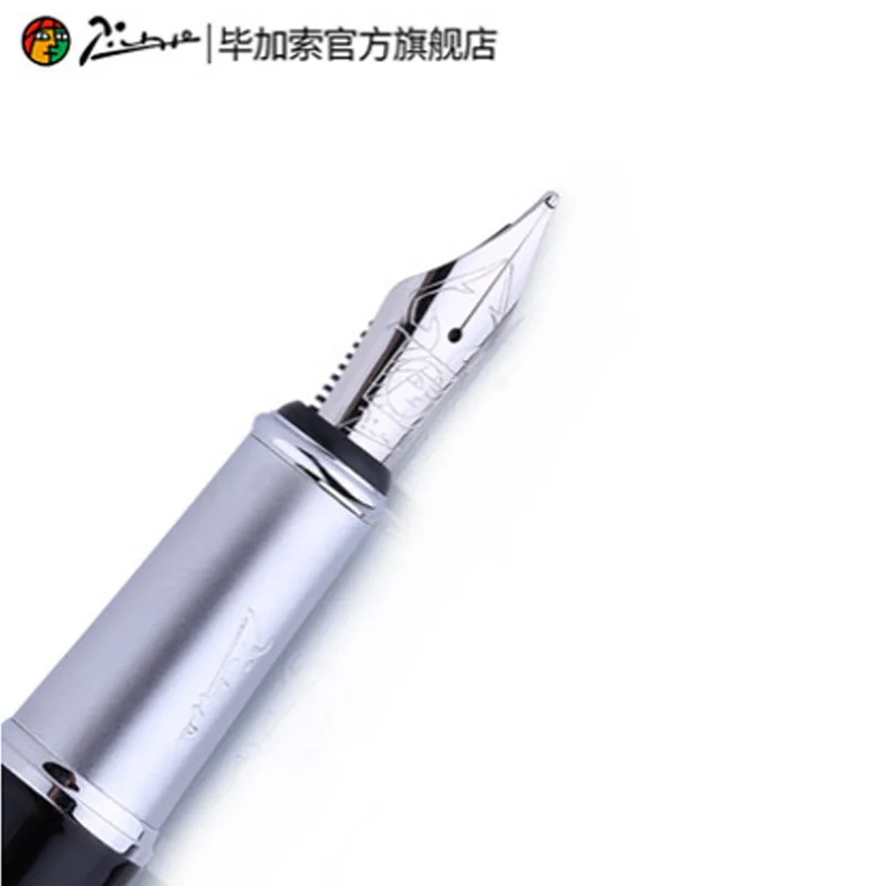 Picasso Pimio New 916 Black Metal Fountain Pen Titanium Black EF/M/Bent Nib 0.38/0.6/1.0mm Matte Barrel Fashion Business Pen