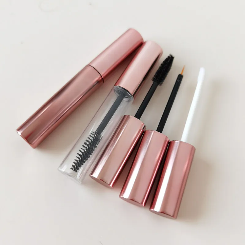 10-100Pcs 10Ml Lege Lipgloss Buizen Mascara Tube Containers Eyeliner Buis Wimpergroei Vloeistof Buizen Matte Paars goud Fles