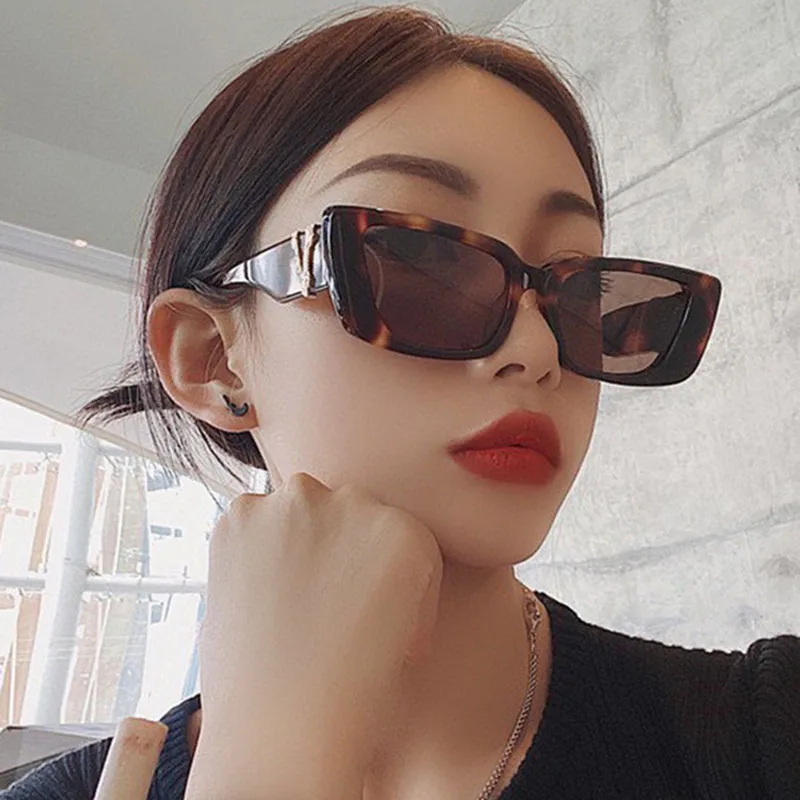 

Sexy Retro Square Frame Sunglasses Women Small Black Vintage Superstar Female Lady Eyeglass