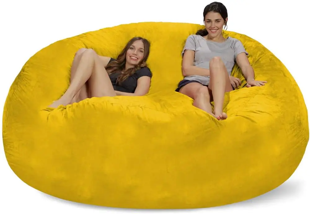 

Sofa Sack - Plush, Ultra Soft Bean Bag Chair with Microsuede Cover - Stuffed Memory Foam Filled Furniture and Accessories for Do